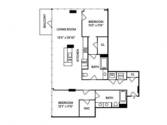 B7- Penthouse floor plan